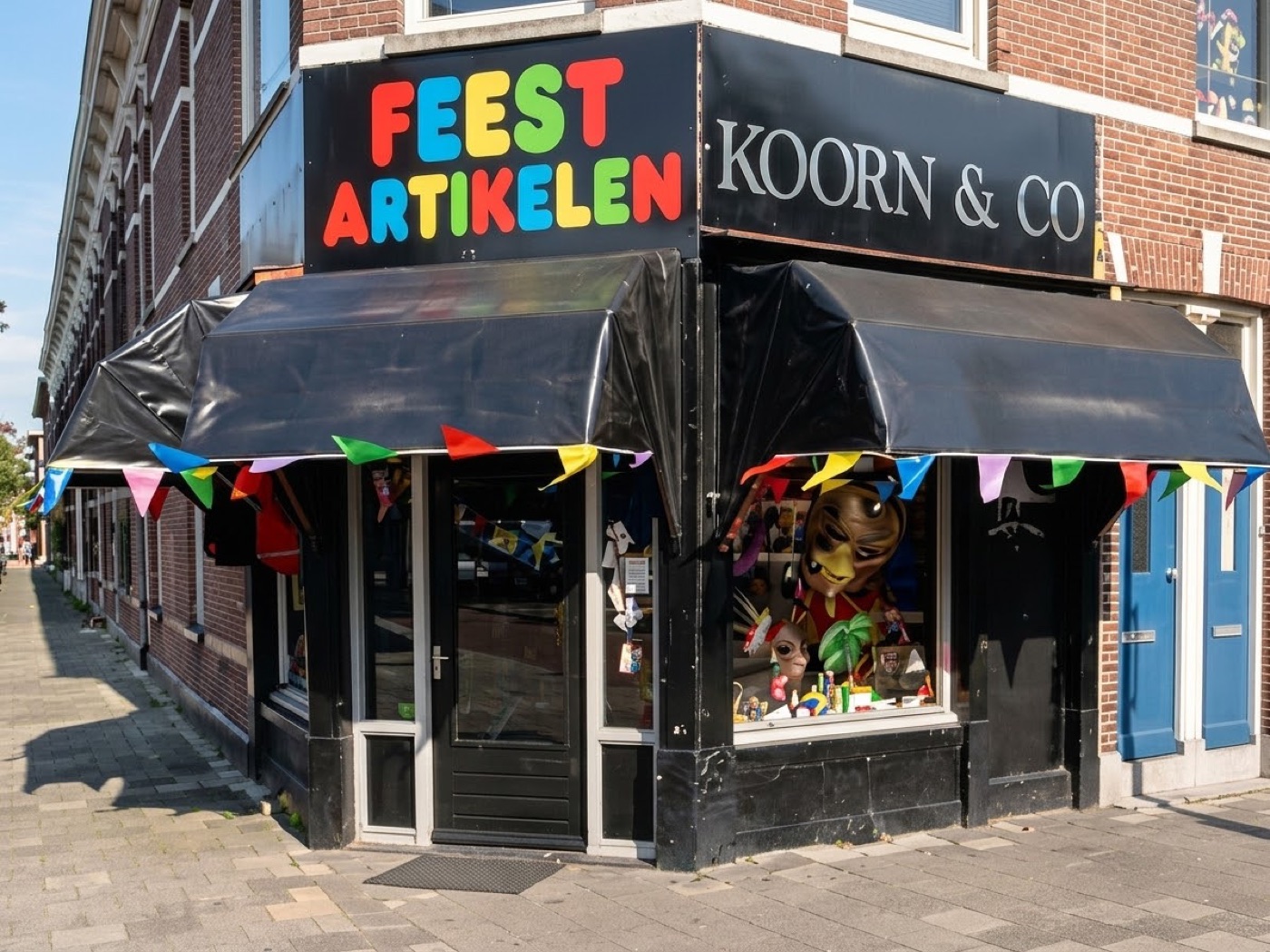 Het eerste pand van Koorn & Co aan de Dordtsestraatweg 400